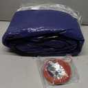 18x34 FT Oval Winter Pool Cover, Steel Cable and Pulley, Above Ground Pools