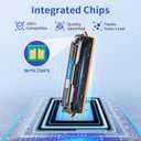 218X Toner Cartridges 4 Pack High Yield (with Chip) Compatible Replacement for HP 218X 218A for Color LaserJet Pro 3201dw MFP 3301fdw 3301cdw 3301sdw Printer Ink W2180X W2180A (BCMY, 4-Pack)