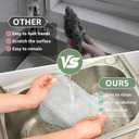 12PCS Non-Scratch Wire Dishwashing Rags, Multipurpose Wire Dishcloth, Silver Wire Cleaning Cloths for Home/Kitchen (Silver, 7.87 x 7.87 inches - 12PCS)