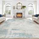 zesthome 9x12 Area Rugs for Living Room, Non-Slip Backing Washable Rug, Modern Abstract Area Rug, Stain Resistant Rugs for Bedroom, Ultra-Thin Large Area Rugs, Area Rug 9x12