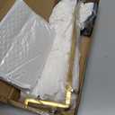 Gold Purse Display Stand Purse Holder Bag Display Rack Stainless Steels Adjustable Height Retail Counter Purse Organizer for Closet Luxury Bag (2 Pcs)