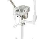 3-in-1 Facial Steamer with High Frequency, 3 Electrodes, 5 Diopter Magnifying Lamp, Silent Timer & Aromatherapy