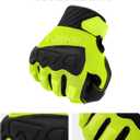 INBIKE Mountain Bike Gloves for Men Knuckle Guard Padded Men's Cycling Gloves Breathable for MTB Motocross Racing Dirtbike