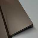 Picture Ledge Shelf with Lip, Brown Floating Shelves for Wall Set of 2, 24 inch Wall Floating Shelves for Bedroom Living Room Bathroom Kitchen