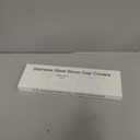 Stainless Steel Stove Gap Covers,Stove Gap Filler,Stove Gap Guards,Range Trim Kit,Easy Clean and Heat Resistant, Stretchable Length 13.8" to 27.5",Width 0.79",Black(2PCS),with Accessories