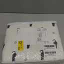 RUVANTI Flannel Sheets Queen Size - 100% Cotton Double Brushed Bed Sheets, Deep Pockets 16 Inches Queen Sheet Set, All Seasons Breathable & Extra Soft - Warm & Cozy, 4 Piece, Black Cat