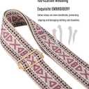 2 x Wide Purse Strap Replacement Crossbody Shoulder Bag Strap Adjustable Handbag Strap Replacement Belts Gold Hardware (Purple)
