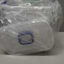 6-Pack Clear Storage Box 7 Quart, Plastic Storage Latch Bins with Handle 6.5 Liter