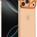 iPhone 17 Case - Ultra-Thin Naked Feel Orange Aluminum Alloy Metal Bumper | Slim Armor Frameless Minimalist Design | Protective Phone Cover