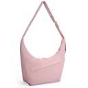 Neverwhy Crossbody Sling Bag for Women - Crescent Cross Body Hobo Bags Waterproof Travel Shoulder Tote HandBags, Pink