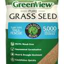 GreenView Pure Grass Seed Turf Type Tall Fescue Sun & Shade Blend, 20 lb. Bag Covers up to 5,000 sq. ft. (EXP 07/20/26)