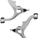 TRQ Front Lower Driver and Passenger Side Control Arm and Ball Joint Set 2 Piece Compatible with 06-10 Dodge Ram 1500 4WD 11-18 Ram 1500 4WD 14-18 1500 RWD 19-22 1500 Classic 4WD