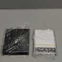 Newtons Cradle Balance Balls, Swinging Balls with Black Base, Science Physics Accessories for Adults, Calm Down Fidgets Kit, Desk Ornament for Stress Relief, Office Home Decoration (Black) (Medium - 5 Balls)