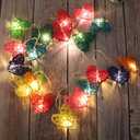KESYOO Lndoor Light Heart Decorative Light Heart Fairy s Cute Room Decor Party Hanging s Valentines Day Decor Garden Outdoor -Shaped Wooden (2.5M)