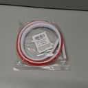 Flexible Quarter Round Molding Double Sided Self Adhesive Peel and Stick Bendable Molding Trim for Floor, Bathrooms, Cabinet Edge, Countertops, Kitchens (39inch)