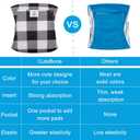 CuteBone Dog Diapers Male Washable Belly Band for Male Dogs Wraps 3pcs a Pack DM27L