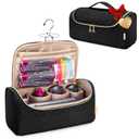 Yarwo Airwrap Travel Case Compatible for Dyson Airwrap Multi-Styler All Models and Attachments, Portable Storage Bag with Hanging Hook for Hair Curler Accessories, Black (Patented Design)