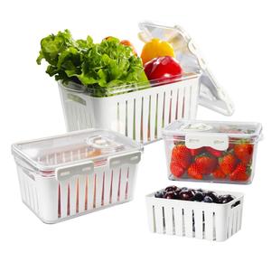 Fridge Vegetable and Fruit Storage Containers,