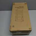 4-Tier Slim Rolling Utility Cart Storage Shelves Trolley Storage Organizer Shelving Rack with Mesh Baskets/Wheel Casters for Laundry Pantry Bathroom Kitchen Office Narrow Places(Black)