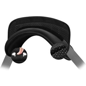 ZINZ Universal Shoulder Pad with Ultra Thick Cushion for Bag Luggage Bag Crossbody, Plus Long & Anti-Slip & Breathable,Black