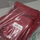 PONY DANCE Home Decor Curtains Set - Window Drapes Thermal Curtain Rod Pocket Xmas New Year Room Darkening Panels/Window Treatments Light Blocking for Living Room, 42 W x 72 L, Red, 2 PCs