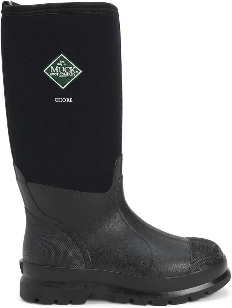 Muck Boot Men's Chore Hi Work Boot (10, Black)