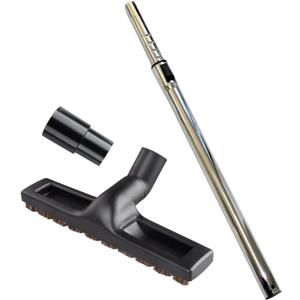 Canister vacuum cleaners, vacuum wand aluminum extension tube 1.38in (35mm) compatible with Atrix Ergo vacuum backpack, professional vacuum cleaner attachment, 14" floor brush & 1.25in (32mm) adapter.