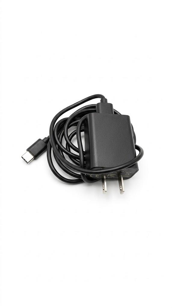 Fast Charging USB-C Wall Adapter with Integrated Cable