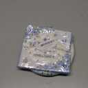 40Pcs Baby Boy Shower Decorations Blue and White Floral Plates and Napkins Set Party Supplies Serve 20 Gender Reveal Decorations (Red)