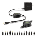 ReTrak 67 W Retractable Universal Laptop Charger and Power Adapter with 14 Tips