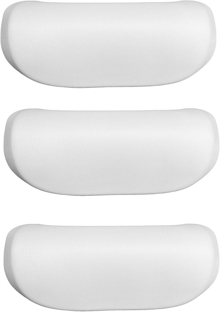 3-Pack 1411501 77228 Spa Neck Pillow for Hot Spring Highlife Series From 2014-Current, 14" L X 5.5"W, Cool Gray, Hot Tub Head Rest Pillows for Watkins  