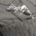 Clearance Sectional Couch Covers for L Shaped Chaise Lounge 1 Piece Separate Cushion Couch Universal Replacement Large Checkered Furniture Protector with Elastic Bottom (Chaise Cover, Ivory)