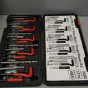 Premium 131-Piece Metric Helicoil Thread Repair Kit, Comprehensive HSS Drills, Inserts, Taps, and Tools for M5, M6, M8, M10, M12, Ideal for Automotive and Engine Repairs