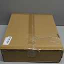 12x12 Picture Frame Set of 9, Photo Gallery Wall Frame Set, Display Pictures 8x8 with Mat or 12 x 12 Without Mat, Square Frame Picture Frames Collage Wall Decor, Black