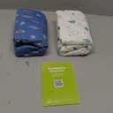 KeaBabies 2-Pack Organic Crib Sheets for Boys, Girls - 52x28 Fitted Crib Mattress Sheet Neutral, Breathable Jersey Cotton Cover for Baby Bed, Toddler Mattress, Soft & Cute Prints (Space Quest)