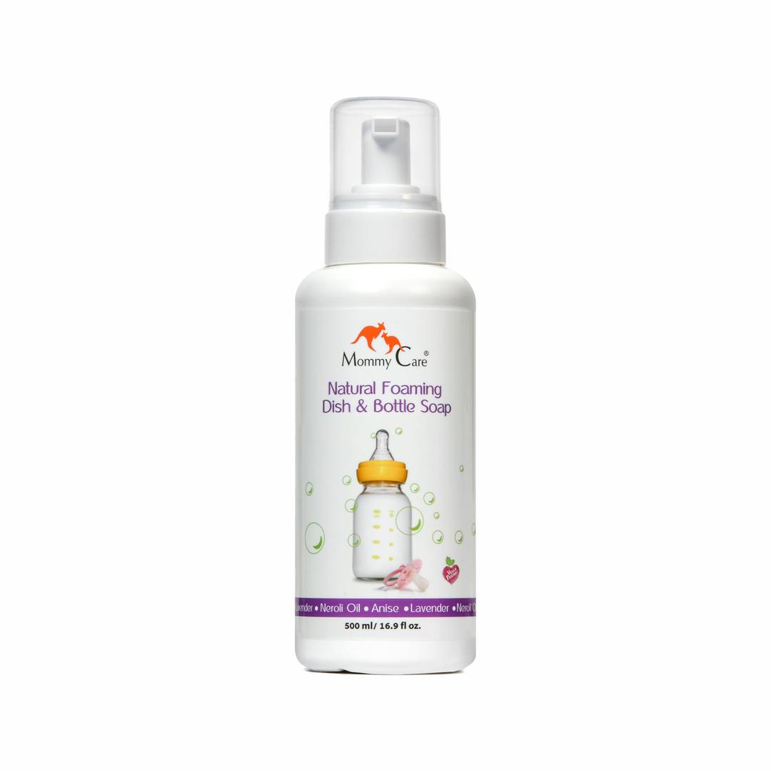 Mommy Care Dish Soap and natural Foaming Bottles (7.77 Fl oz, Lemon)
