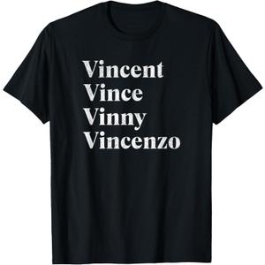 Vincent Vince Vinny Vincenzo Nickname T-Shirt S