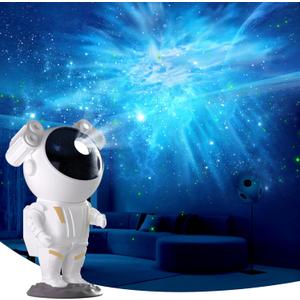 Star Projector Night Lights,Tiktok Astronaut Nebula Galaxy Lights for Bedroom,Gaming Room Dcor Aesthetic,Remote Control Timing and 360Rotation Magnetic Head