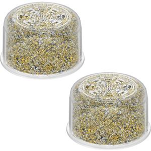 2 Pack Shower Head Filter Replacement Cartridge Compatible with All Canopy Fixed & Handheld Filtered Shower Head, Shower Filter For Hard Water