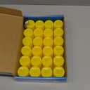 LANKER 24 Pack Flameless Led Tea Lights Candles, Flickering Warm Yellow Battery Operated Electronic Fake Candles, Decorations for Halloween and Festival Celebration (Yellow - 24Pack)