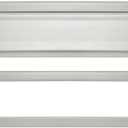 khtumeware Brushed Satin Nickel 13 inch 1-Pack Solid Brass Mail Slot with Solid Brass Internal Frame is Well Made Door Mail Slots