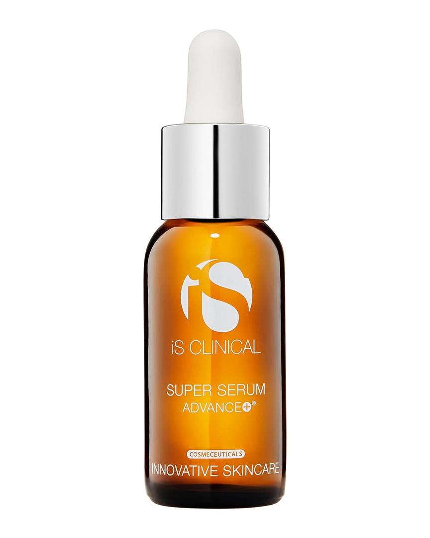 iS CLINICAL Super Serum Advance+, Anti-Aging Vitamin C Face Serum, reduces scaring and fine stretch marks (0.5 Fl Oz (Pack of 1)), Exp. Date 11/2027