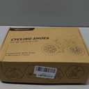 Mountain Bike Shoes for Men with 2-Bolts SPD Cleats Indoor Outdoor Cycling Shoes with Quick Ratchet Buckle, Black 47