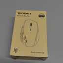 TECKNET Bluetooth Mouse, 4800 DPI Wireless Mouse, 2-Year Battery 6 Adjustable DPI, 6 Buttons Compatible with Laptop/Windows/Computer - Black