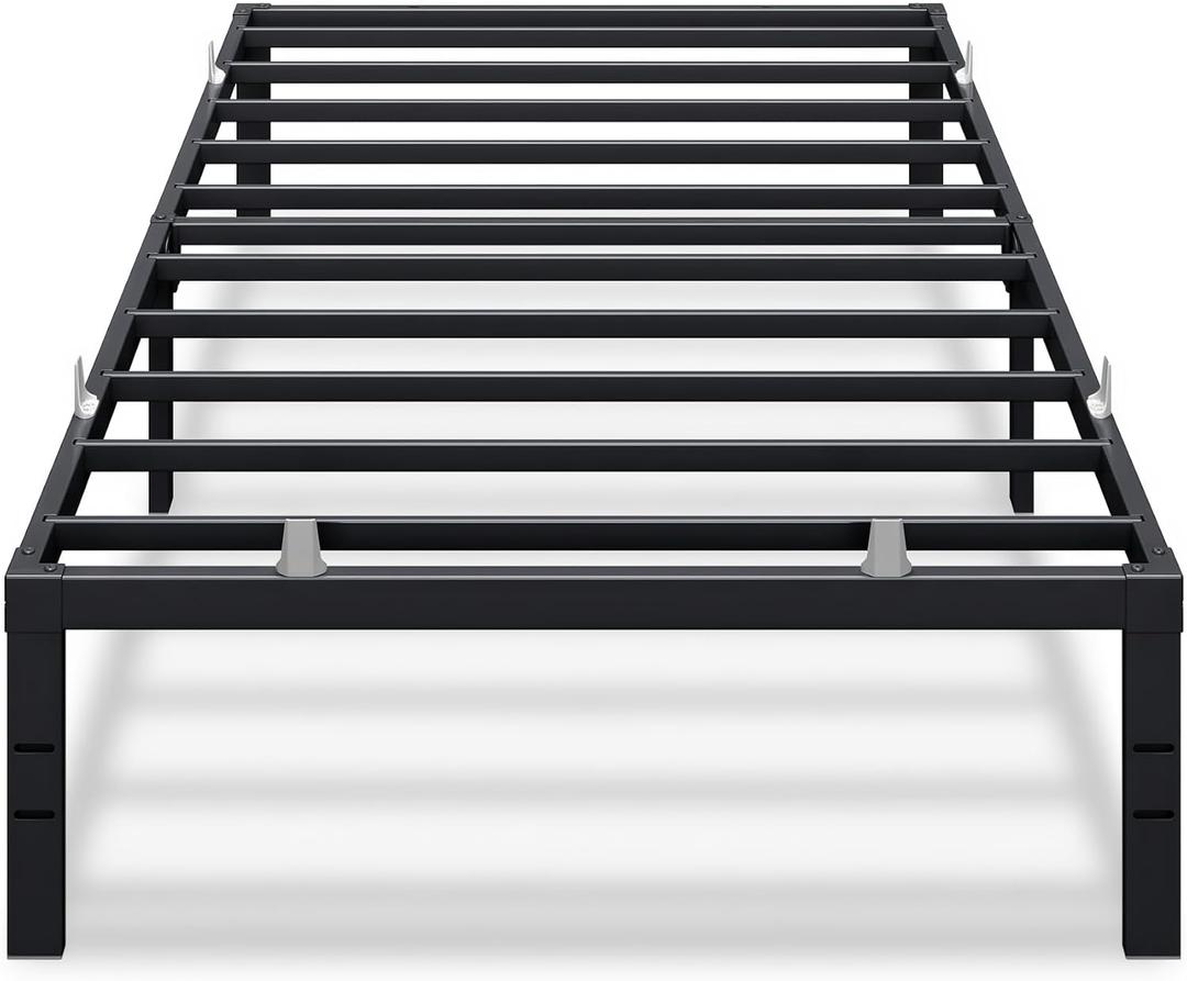 SONGMICS HOME Twin Size Bed Frame, Metal Platform Bed Frame, 14 Inch