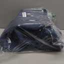 OIAHOMY 3 Pack Storage Baskets for Organizing, Cube Storage Bins for Shelves, Rectangle Storage Baskets With Handles, Woven Baskets for Storage, 12.7''Lx9''Wx7.8''H, Blue