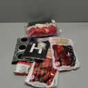 Red and Black Birthday Party Decorations, Red Black White Foil Balloons Banner Fringe Curtains for 16th 18th 21st 24th 32th 40th 50th 60th Birthday Decorations for Men