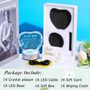Qianwei Romantic Gifts for Wife from Husband with Colorful Led Base Wife Gifts from Husband Heart Crystal Unique Gifts for Wife Anniversary Birthaday Christmas Gifts Valentine's Day for Wife