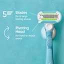 Gillette Venus Extra Smooth Womens Razor Blade Refills, 6 Count, Designed for a Close, Smooth Shave