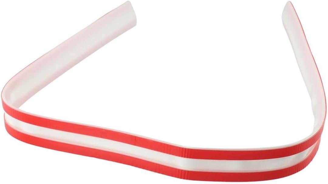 Door Bottom Seal Strip for Draft Protection and Sound Insulation, Strong PVC for Home and Office Use (White)